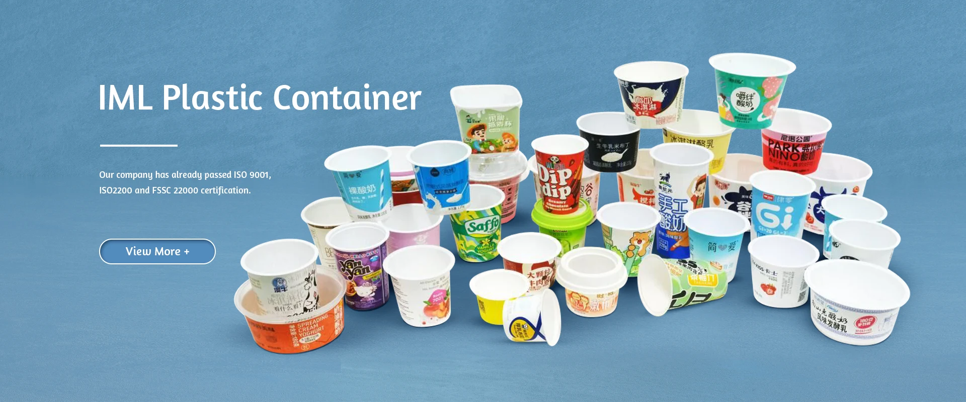 IML Plastikbehälter China