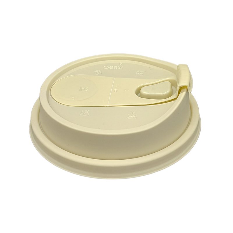 PP -Plastik -Flachdeckel für Trinkbecher