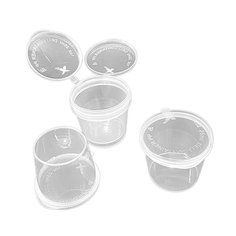 PP Plastikscharniersauce Tasse