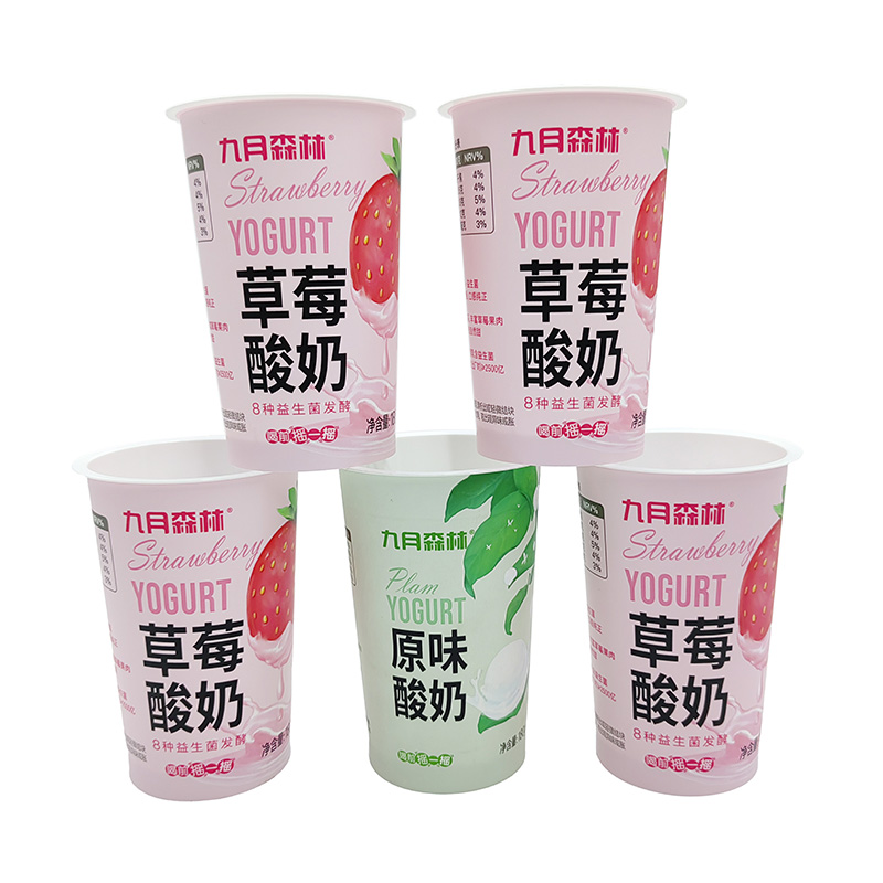 PP Plastik Ice Cream Tasse Joghurtbehälter